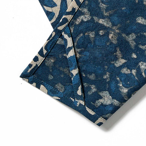 Indigo Dabu Jasmine Hand | Dish Towels (Set of 2)