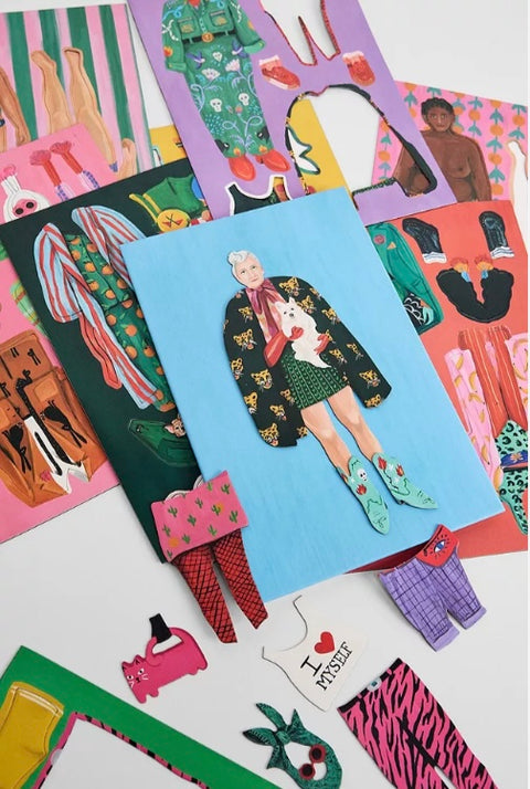 Fearless Fashion Magnetic Dolls: A Mix-N-Match Set