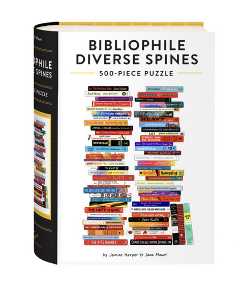 Bibliophile Diverse Spines 500-Piece Puzzle