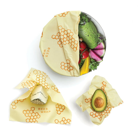 Bee's Wrap: Natural Alternative to Plastic Wrap (3 Wraps)