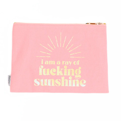 Ray of Sunshine Pink Pouch