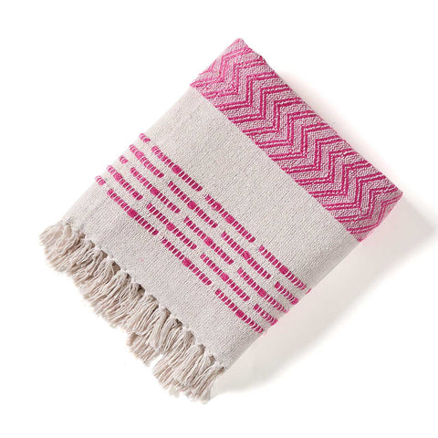 Blossom Pink Rethread Throw
