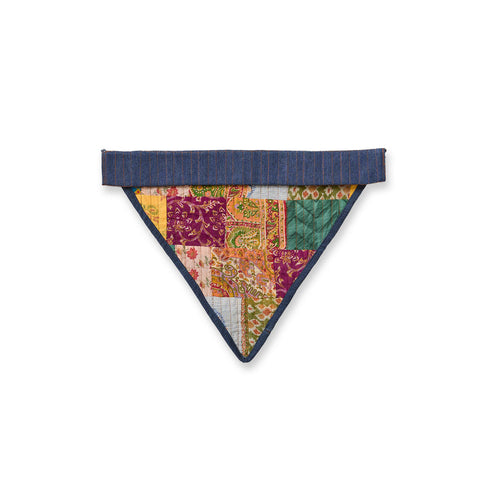 Upcycled Sari & Denim Pet Bandana