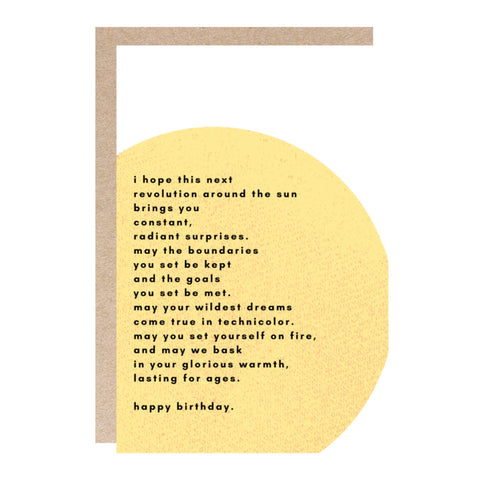 Kindred Birthday Greeting Card – Fire Birthday