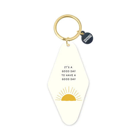 Hot Stamped Motel Keychain