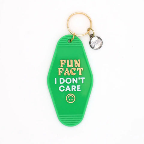 Hot Stamped Motel Keychain