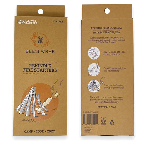 Bee's Wrap Rekindle Fire Starter