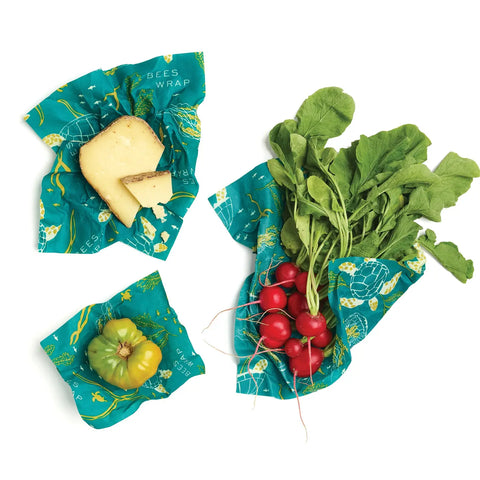 Bee's Wrap: Natural Alternative to Plastic Wrap (3 Wraps)