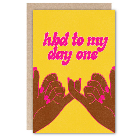 Kindred Birthday Greeting Card – HBD To My Day 1