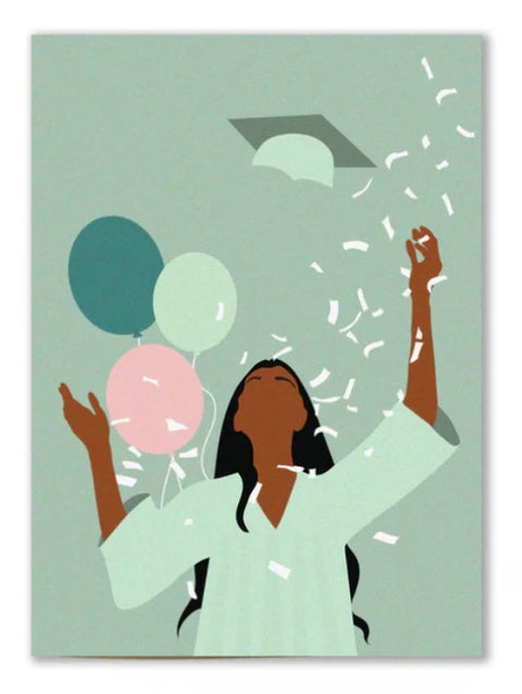Aya Greeting Cards: Graduation (Female)
