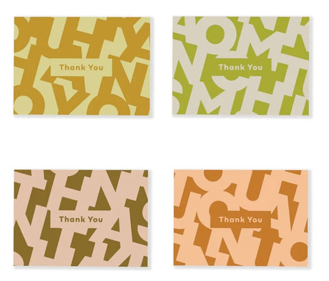 Aya Greeting Card: Thank You (Brown)