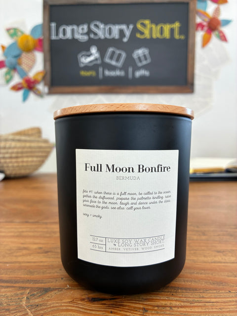 Long Story Short Candle Collection: Full Moon Bonfire