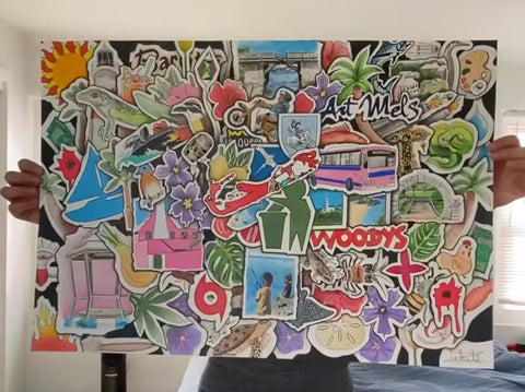 Zarai 'Pieces of Us' Artwork Print