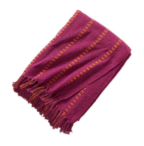 Festive Fuchsia Rethread Blanket