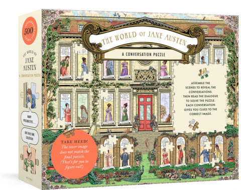 The World of Jane Austen: A Conversation Puzzle: 500-Piece Puzzle: Jigsaw Puzzle for Adults