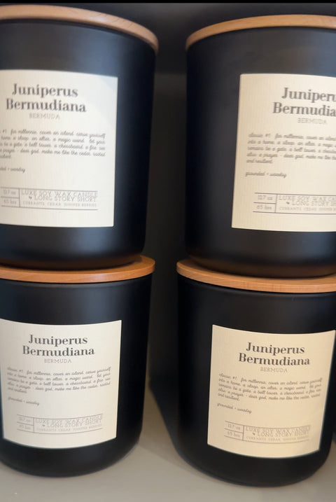 Long Story Short Candle Collection: Juniperus Bermudiana