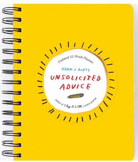 Unsolicited Advice Planner: Undated 52 Week Planner