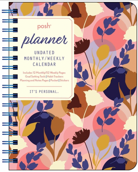 Posh: Planner Undated Monthly/Weekly Calendar