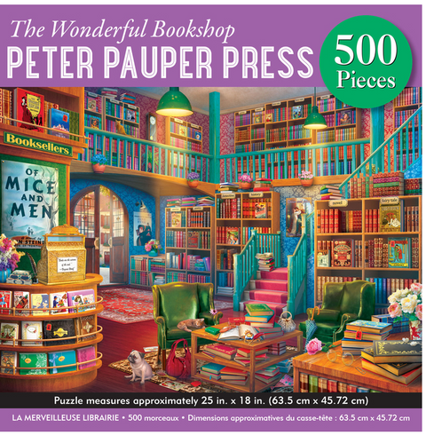 The Wonderful Bookshop 500-Piece Jigsaw Puzzle