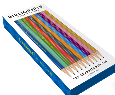 Bibliophile Literary Pencils