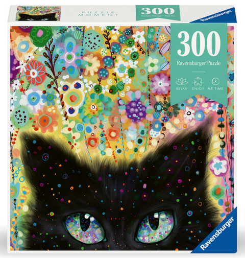 Puzzle Moments: Kaleidoscope Kitty 300 Piece Puzzle