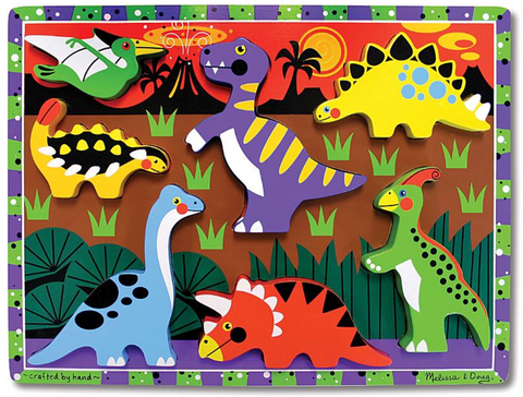 Melissa & Doug Dinosaurs Chunky Puzzle