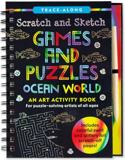 Scratch & Sketch Games & Puzzles: Ocean World