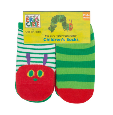 World of Eric Carle: The Very Hungry Caterpillar Baby/Toddler Socks 4-Pack - 2t-3t