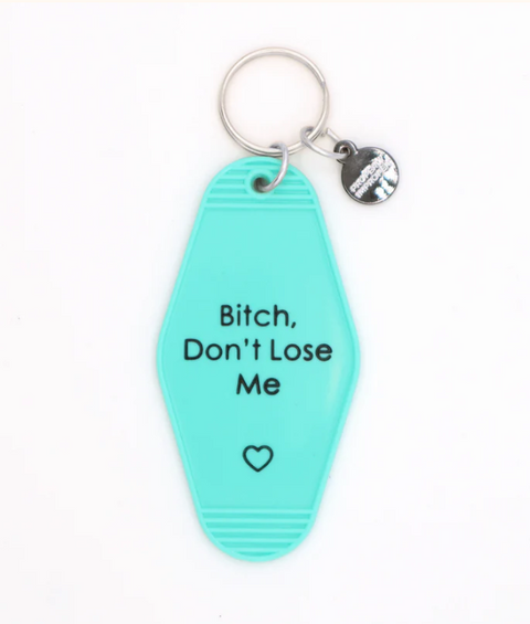 Hot Stamped Motel Keychain