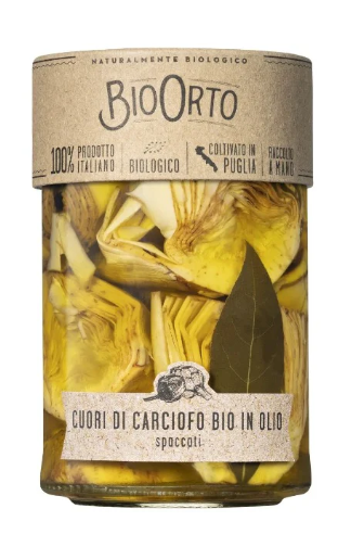 Bio Orto Organic Artichoke Hearts in Oil