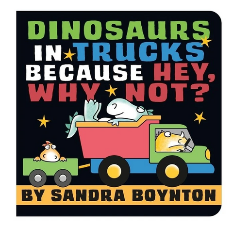 Dinosaurs in Trucks Because Hey, Why Not?