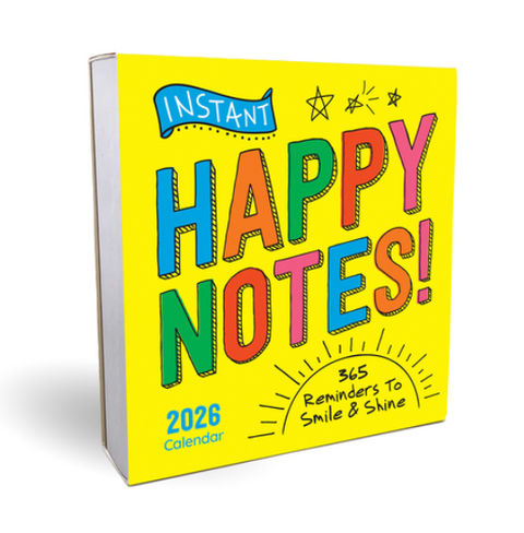 2026 Instant Happy Notes Boxed Calendar: 365 Reminders to Smile and Shine!