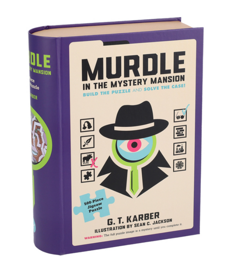 Murdle in the Mystery Mansion 500-Piece Jigsaw Puzzle