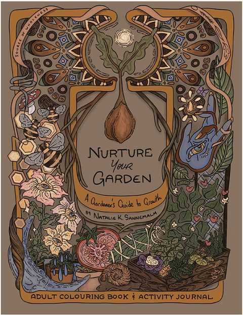 Nurture Your  Garden Colouring Book & Activity Journal