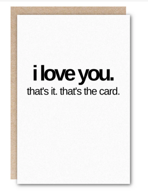 Kindred Love Greeting Card - I Love You