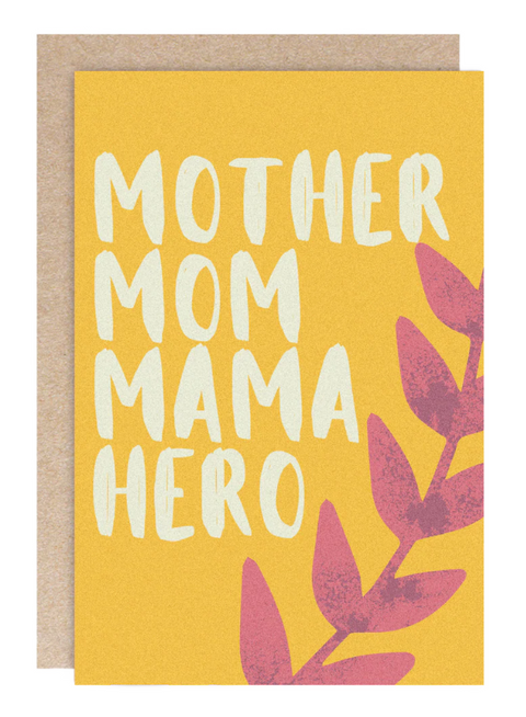 Kindred Mother's Day Greeting Card - Mom = Hero