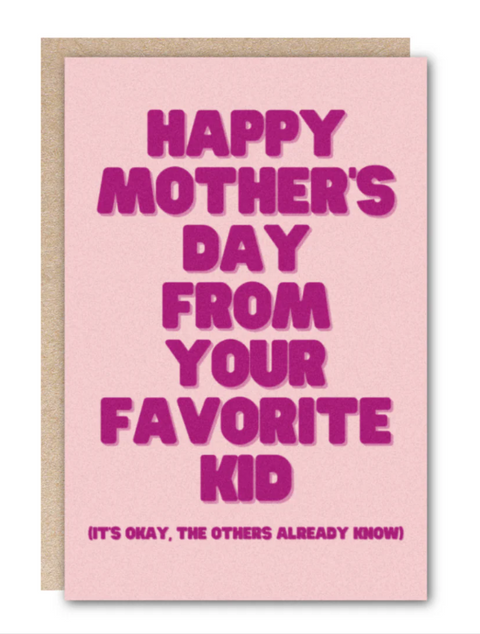 Kindred Mother's Day Greeting Card - Mom's Favorite