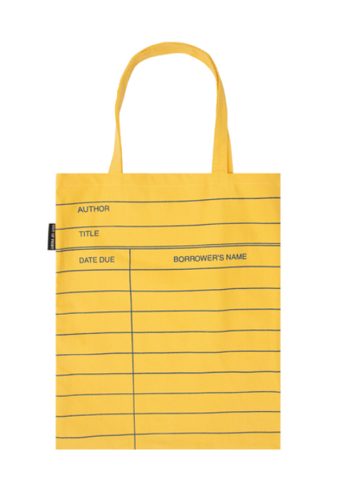 Library Card (Light Yellow) Tote Bag