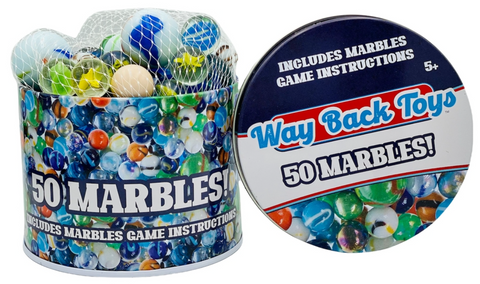 Marbles Tin Box