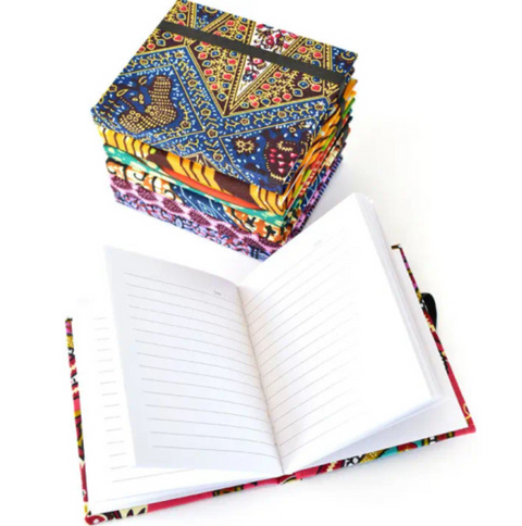 Ghanaian Ankara Cloth Mini Notebook in Assorted Patterns