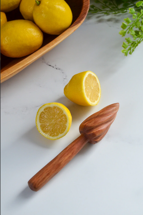 Wild Olive Wood Citrus Juicer