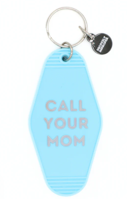 Hot Stamped Motel Keychain