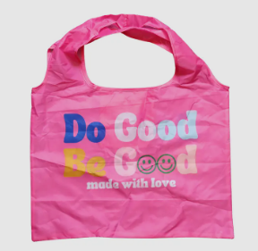Recycled Foldable Tote Bag Do Good Be Good