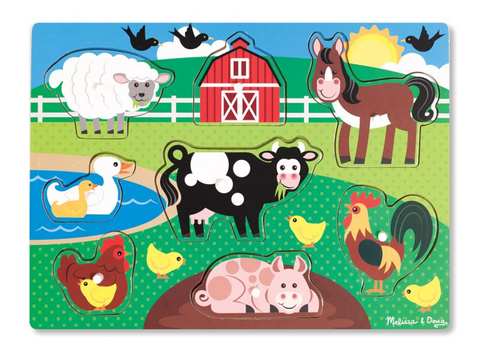Farm Peg Puzzle | 8 Pieces