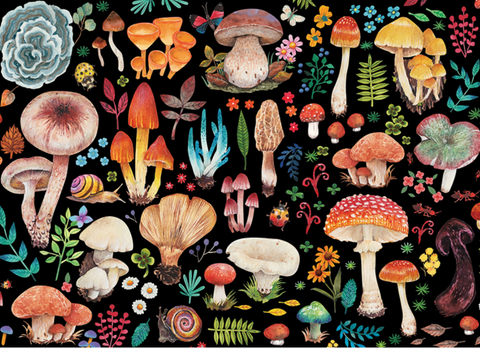 Mushrooms 1000-Piece Jigsaw Puzzle