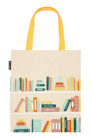 Bookshelf Tote Bag