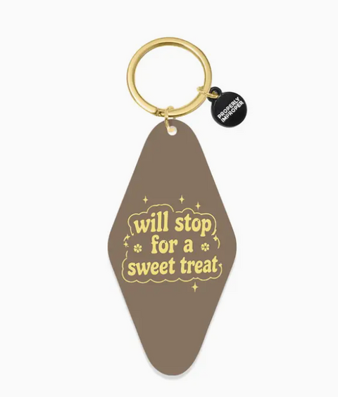 Hot Stamped Motel Keychain