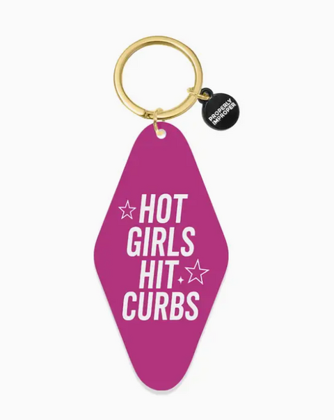 Hot Stamped Motel Keychain