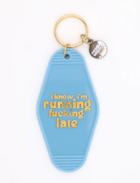 Hot Stamped Motel Keychain