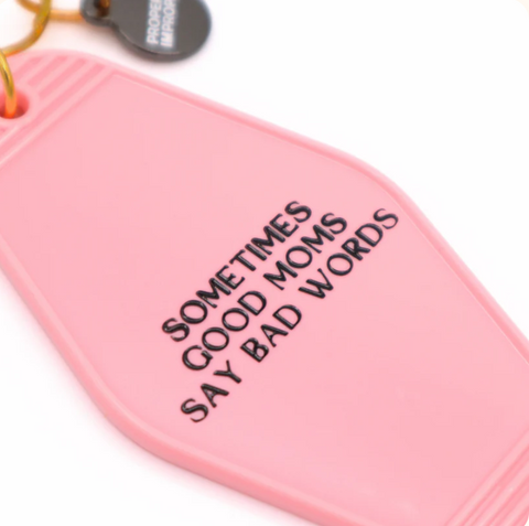 Hot Stamped Motel Keychain
